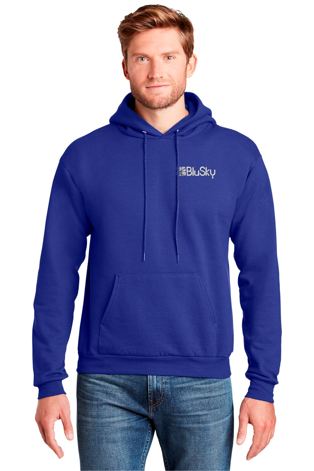 Hanes Hanes® EcoSmart® - Pullover Hooded Sweatshirt (embroidered) BL1140