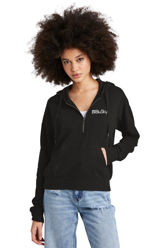 District District® Women's Perfect Tri® Fleece 1/2-Zip Pullover BL1130