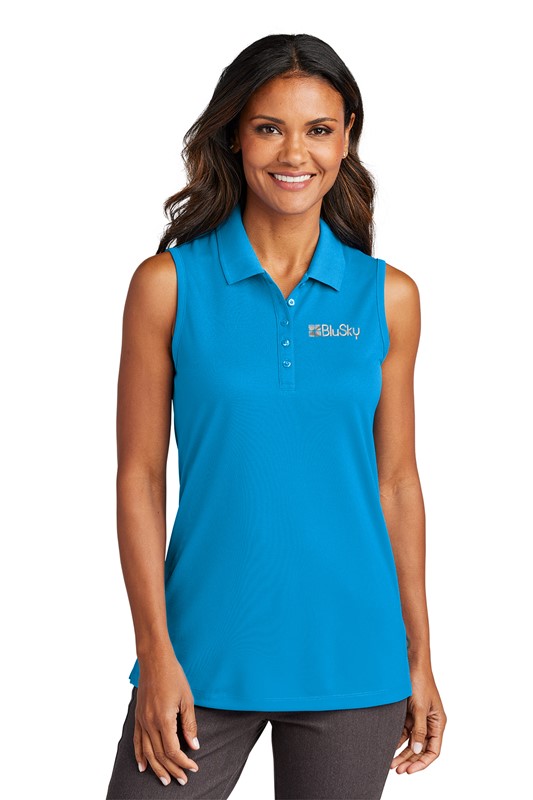Port Authority Women's Dry Zone® UV Micro-Mesh Sleeveless Polo BL1335
