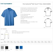 Port Authority Silk Touch Polo BL1030 View 2