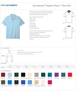 Port Authority Port Authority ® SuperPro React ™ Polo BL1118 View 2