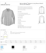 Mercer+Mettle™ Women's Long Sleeve Stretch Woven Shirt BL1161 View 2