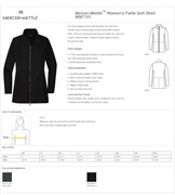 Mercer+Mettle™ Women's Faille Soft Shell BL1175 View 2