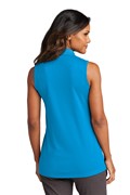 Port Authority Women's Dry Zone® UV Micro-Mesh Sleeveless Polo BL1335 View 2