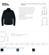 Eddie Bauer Smooth Mid Layer Fleece Full-Zip BL1350 View 2