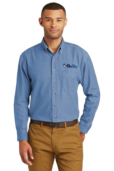 Port & Company - Long Sleeve Value Denim Shirt BL1324