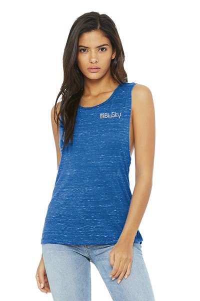 BELLA+CANVAS Women's Flowy Scoop Muscle Tank BL1336