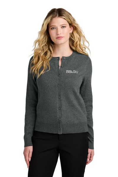 Port Authority Women's Easy Care Crewneck Cardigan Sweater BL1345