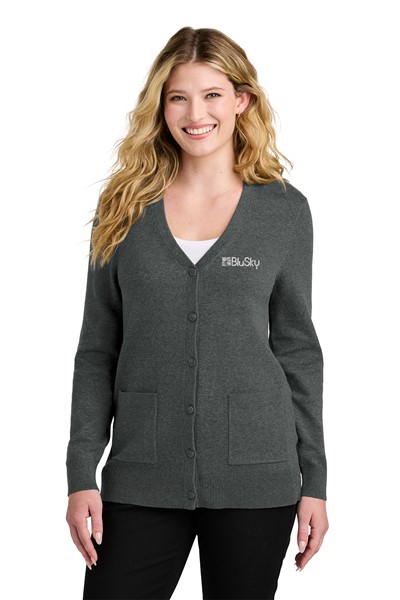 Port Authority Women's Easy Care Button-Up Cardigan Sweater BL1348