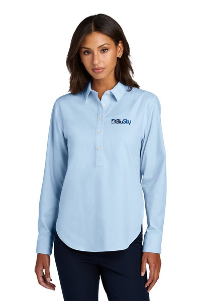 Mercer+Mettle® Mercer+Mettle® Women's Long Sleeve Modern Oxford Shirt BL1370